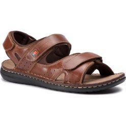 Sandały LASOCKI FOR MEN MI07-A700-A554-07. Brązowe sandały męskie Lasocki For Men, bez zapięcia. Za 119.99 zł.