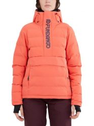 Damska kurtka narciarska Fundango Everett Padded. Czerwone kurtki snowboardowe damskie Fundango, m, bez wzorów, z materiału, długie, bez kaptura, narciarskie. Za 399.00 zł.