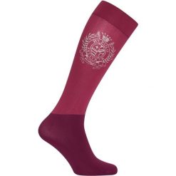 Skarpety jeździeckie HV Polo Favouritas Winter. Fioletowe skarpety damskie HV POLO, bez wzorów. Za 82.50 zł.