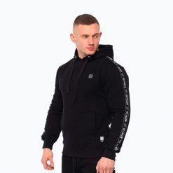 Bluza męska Octagon Stripe. Czarne bluzy męskie OCTAGON, m, bez wzorów, bez kaptura. Za 229.99 zł.