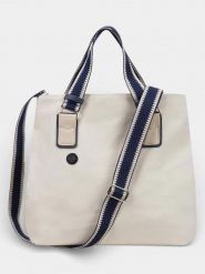 Torba Damska Luhta Ojavainen. Brązowe torby na ramię damskie Luhta, bez wzorów, z bawełny, eleganckie, bez dodatków. Za 199.00 zł.