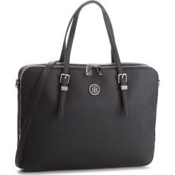 Torba na laptopa TOMMY HILFIGER - Honey Computer Bag AW0AW05645 002. Czarne torby na laptopa męskie Tommy Hilfiger, ze skóry ekologicznej. W wyprzedaży za 499.00 zł.