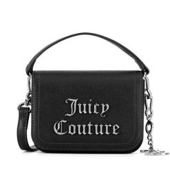 Torebka Juicy Couture. Czarne torebki do ręki damskie Juicy Couture, bez wzorów, klasyczne, bez dodatków. Za 259.99 zł.