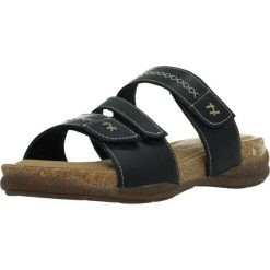 Sandały CLARKS ROSEVILLE BAY Niebieski. Niebieskie sandały damskie Clarks, bez wzorów, ze skóry, bez obcasa, bez zapięcia. Za 173.99 zł.