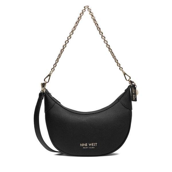 Torebka Nine West. Czarne torebki do ręki damskie Nine West, bez wzorów, klasyczne, bez dodatków. Za 179.99 zł.
