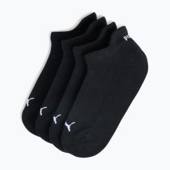 Skarpety damskie PUMA Cushioned Sneaker 2 pary. Czarne skarpety damskie Puma, bez wzorów, z bawełny. Za 39.99 zł.
