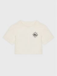 Jack Wolfskin T-Shirt Teen Mosaic 1609841 Biały Regular Fit. Białe t-shirty i topy dla dziewczynek Jack Wolfskin, bez wzorów, z bawełny, bez ramiączek. Za 119.99 zł.
