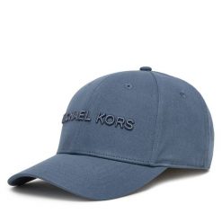 Czapka z daszkiem Michael Kors. Niebieskie czapki i kapelusze męskie Michael Kors, bez wzorów. Za 139.99 zł.