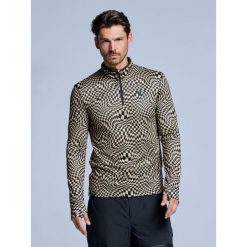 Bluza narciarska - Męska - Cabin Life - Warm Sand. Brązowe bluzy męskie POEDERBAAS, na zimę, m, bez wzorów, z elastanu, bez kaptura. Za 264.52 zł.