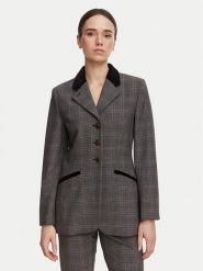 Marella Marynarka Colono 2623046034 Szary ciemny Regular Fit. Szare żakiety damskie Marella, bez wzorów, z wiskozy. Za 1,569.00 zł.