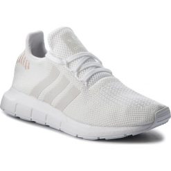 Buty adidas - Swift Run W B37719 Ftwwht/Crywht/Ftwwht. Białe obuwie sportowe damskie Adidas, z materiału. W wyprzedaży za 269.00 zł.