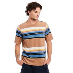 Koszulka Protest Prtkuta. Brązowe koszulki sportowe męskie Protest, na lato, s, bez wzorów, z bawełny, bez kołnierzyka, bez ramiączek, trekkingowe. Za 239.99 zł.