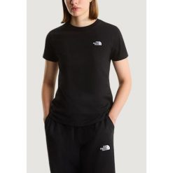 Koszulka crop top Kobieta W EVOLUTION SIMPLE DOME. Czarne t-shirty damskie The North Face, bez wzorów, z bawełny, bez kołnierzyka. Za 152.30 zł.