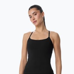 Koszulka treningowa damska Cardio Bunny With Built-in Bra. Czarne koszulki sportowe damskie Cardio Bunny, l, bez wzorów, z elastanu, bez kołnierzyka, bez ramiączek, na fitness i siłownię. Za 149.99 zł.