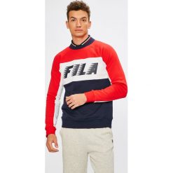 Fila - Bluza. Szare bluzy damskie Fila, z nadrukiem, z bawełny. W wyprzedaży za 279.90 zł.