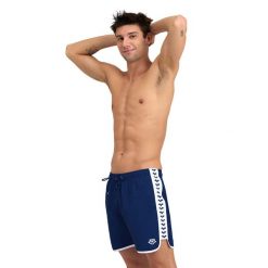 Spodenki Arena Icons Team Stripe Boxer. Białe kąpielówki męskie Arena, l, bez wzorów, na fitness i siłownię. Za 149.99 zł.