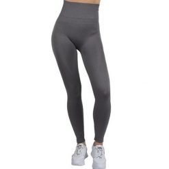 Legginsy Pushup Dla Kobiet. Szare legginsy damskie Gym Hero, bez wzorów. Za 231.99 zł.