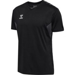 Koszulka Hummel Authentic PL. Czarne koszulki sportowe męskie Hummel, l, bez wzorów, bez kołnierzyka, bez ramiączek. Za 143.50 zł.