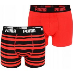 Bokserki majtki męskie bawełniane czerwone 2 pary PUMA. Czerwone bokserki męskie Puma, z bawełny, bez zapięcia, na fitness i siłownię. Za 57.00 zł.
