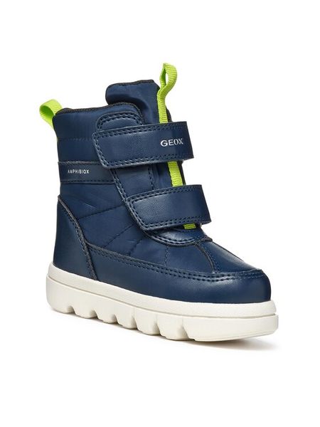 Geox Śniegowce B Willaboom Boy B Ab B365BG 0FU54 C0749 M Granatowy. Niebieskie buty zimowe chłopięce Geox, bez wzorów, ze skóry, bez zapięcia. Za 179.99 zł.