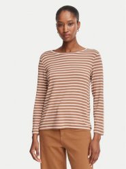 Marella Bluzka Mora 2625976021 Beżowy Regular Fit. Brązowe koszule damskie Marella, m, bez wzorów, z wiskozy, bez kołnierzyka, bez ramiączek. Za 264.99 zł.