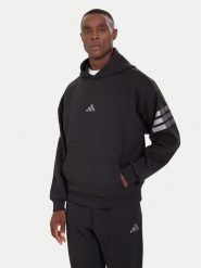 Adidas Bluza Future Icons 3-Stripes JX1956 Czarny Regular Fit. Czarne bluzy męskie Adidas, m, bez wzorów, z syntetyku, bez kaptura. Za 279.99 zł.