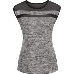 Top bonprix biało-czarny melanż. Białe topy damskie bonprix, melanż. Za 49.99 zł.