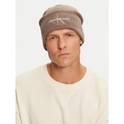 Czapka Calvin Klein. Brązowe czapki i kapelusze męskie Calvin Klein, na zimę, bez wzorów. Za 189.99 zł.