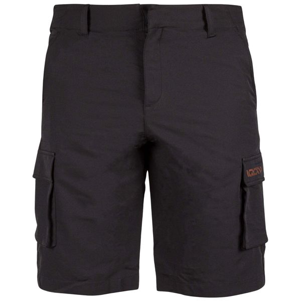 Szorty Iqon Explore. Czarne krótkie spodenki sportowe męskie IQON, m, bez wzorów, z elastanu, eleganckie. Za 219.00 zł.