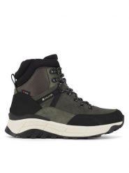 Rieker Revolution Lifestyle Botki W0072-54 Zielony. Zielone botki damskie Rieker Revolution Lifestyle, z materiału, bez obcasa, na płaskiej podeszwie, bez zapięcia. Za 384.99 zł.