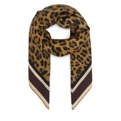 Chusta Weekend Max Mara. Brązowe szaliki i chusty damskie Weekend Max Mara, bez wzorów. Za 744.99 zł.