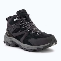 Buty trekkingowe damskie Jack Wolfskin Vojo Tour Lt Texapore Mid. Czarne obuwie sportowe damskie Jack Wolfskin, bez wzorów, trekkingowe. Za 519.99 zł.