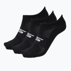 Skarpety męskie SKECHERS Microfiber Non Terry No Show 3. Czarne skarpety męskie Skechers, z aplikacjami, z elastanu. Za 39.99 zł.