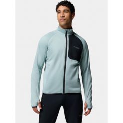 Sweter męski Columbia Triple Canyon Grid FZ II. Niebieskie swetry przez głowę męskie Columbia, m, bez wzorów, bez kołnierzyka. Za 389.00 zł.