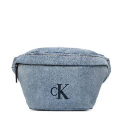 Saszetka nerka Calvin Klein. Niebieskie saszetki męskie Calvin Klein, z denimu, młodzieżowe, małe. Za 239.99 zł.