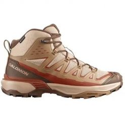 Buty trekkingowe męskie Salomon 454729. Brązowe trekkingi męskie Salomon, za kostkę, trekkingowe, gore-tex. Za 694.00 zł.