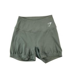 Second life - Gymshark damskie szorty codzienne bezszwowe - Stan bardzo dobry. Szare szorty sportowe damskie GYMSHARK, l, bez wzorów, z tkaniny, sportowe, na fitness i siłownię. Za 63.86 zł.