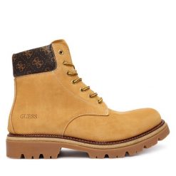 Trapery Guess. Brązowe śniegowce i trapery męskie Guess, bez zapięcia. Za 559.99 zł.