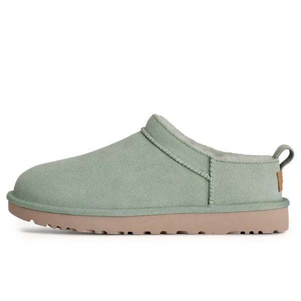 Kozaki Ugg Australian W Classic Micro Damskie. Zielone kozaki damskie UGG, z materiału, bez obcasa. Za 704.40 zł.