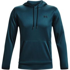 Bluza męska Under Armour Fleece HD zielona. Zielone bluzy męskie Under Armour, m, bez wzorów, bez kaptura, do biegania. Za 289.65 zł.