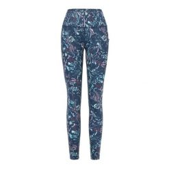 Damskie legginsy Dare 2B Influental II. Zielone legginsy sportowe damskie Dare 2b, bez wzorów, z elastanu, na fitness i siłownię. Za 148.50 zł.