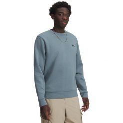 Bluza Under Armour Unstoppable Fleece. Czarne bluzy męskie Under Armour, l, bez wzorów, z dzianiny, bez kaptura. Za 475.99 zł.