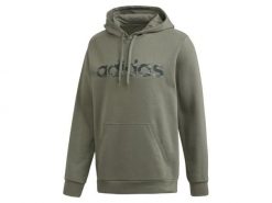Bluza męska z kapturem ADIDAS E CAMO LIN SWEA S. Zielone bluzy męskie Adidas, l, bez wzorów, z bawełny, z kapturem. Za 229.00 zł.