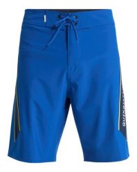 Spodenki boardshort dla Mężczyzn SURFSILK CLICKER 20" Niebieski. Niebieskie kąpielówki męskie Quiksilver, l, bez wzorów, z elastanu, do pływania. Za 209.99 zł.
