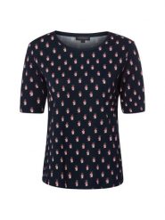 Franco Callegari Koszulka Kobiety Bawełna (100%) niebieski, L. Niebieskie t-shirty damskie Franco Callegari, l, bez wzorów, z bawełny, bez kołnierzyka. Za 99.95 zł.
