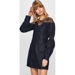 Miss Sixty - Sukienka. Niebieskie sukienki damskie Miss Sixty, m, bez wzorów, z bawełny, casualowe, bez kołnierzyka, bez ramiączek. W wyprzedaży za 449.90 zł.