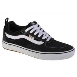 Buty Vans Twill Kyle Walker VN0A5JIE87C1 czarne. Czarne trampki męskie bez wzorów, z gumy, bez zapięcia. Za 377.06 zł.