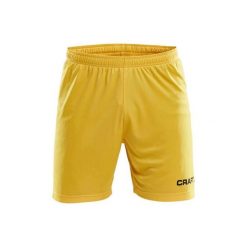 Szorty Craft squad solid. Żółte krótkie spodenki sportowe męskie Craft, bez wzorów, na fitness i siłownię. Za 145.00 zł.