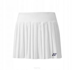 Spódniczka tenisowa Yonex WIM Skirt. Białe spódnice damskie YONEX, s, bez wzorów, z materiału, eleganckie, dopasowane. Za 209.99 zł.