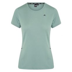 Damska koszulka do jazdy konnej Euro-Star Gaia. Zielone koszulki sportowe damskie EURO-STAR, l, bez wzorów, retro, bez kołnierzyka. Za 225.50 zł.